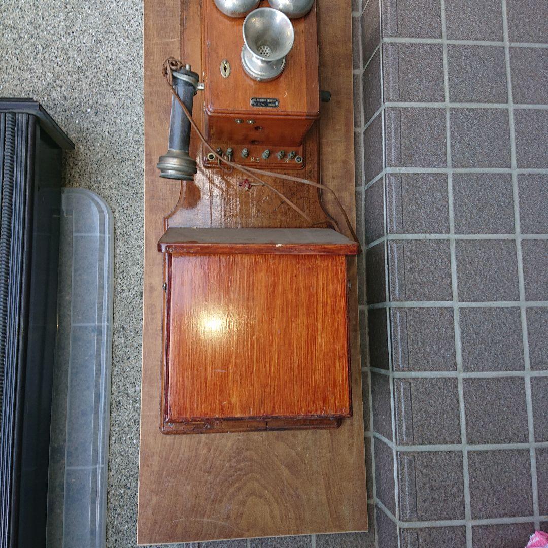 ヴィンテージ電話機、手回しレトロ