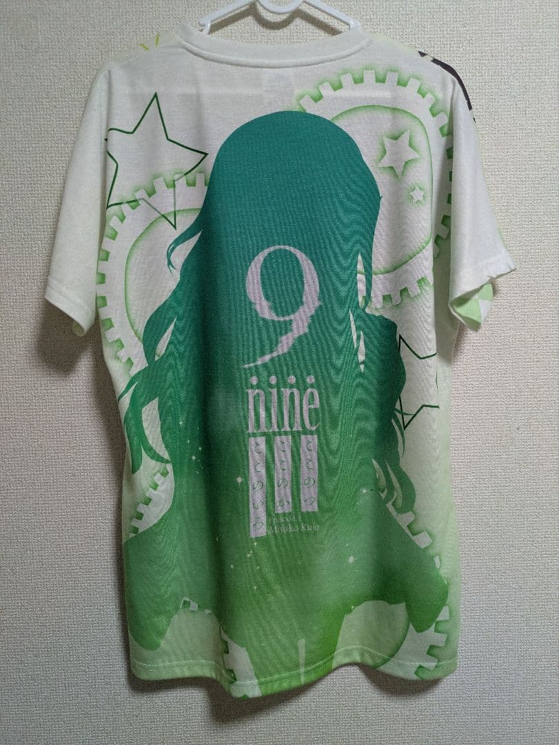 9 -nine- ここのつここのかここのいろ 九條都 フルグラフィックTシャツ