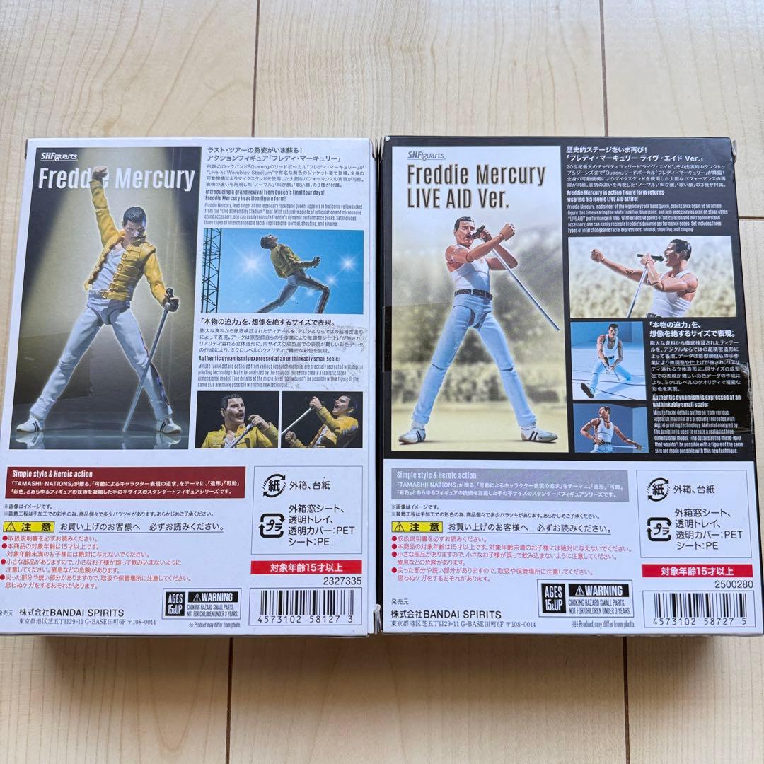 S.H.Figuarts フレディ・マーキュリー フィギュア2体セット
