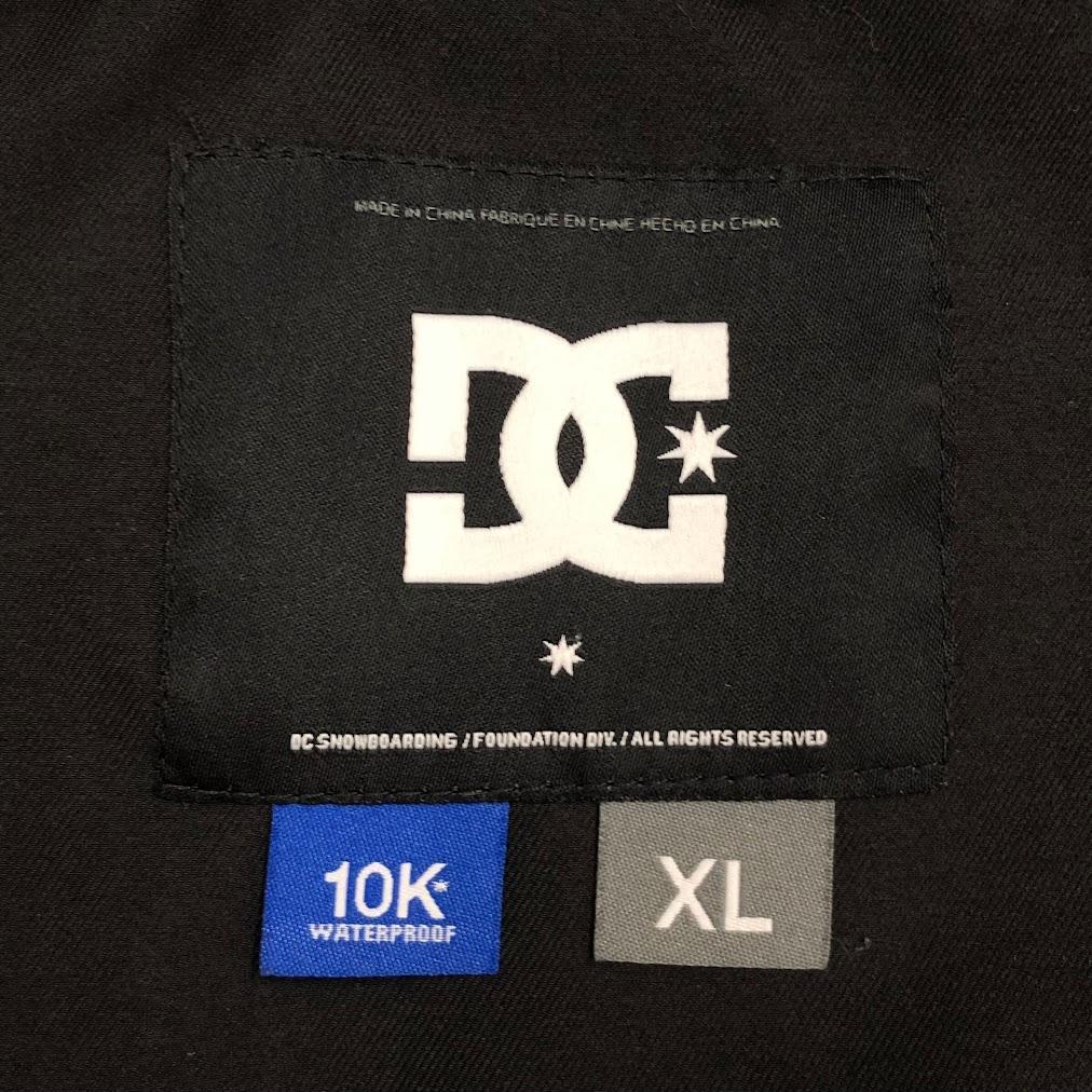DC スケートボードウェア フード付き ジャケット 黒/赤 XL