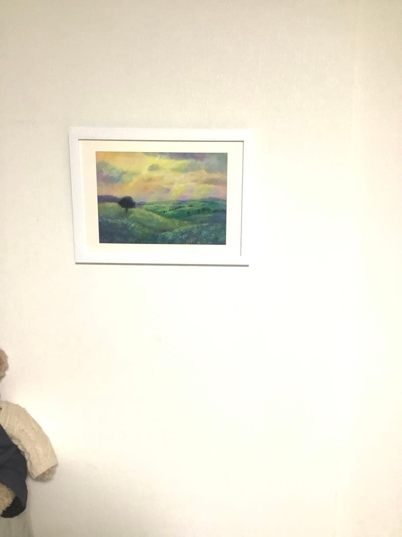 絵画　一本の木36　A4サイズ　額縁無し　原画
