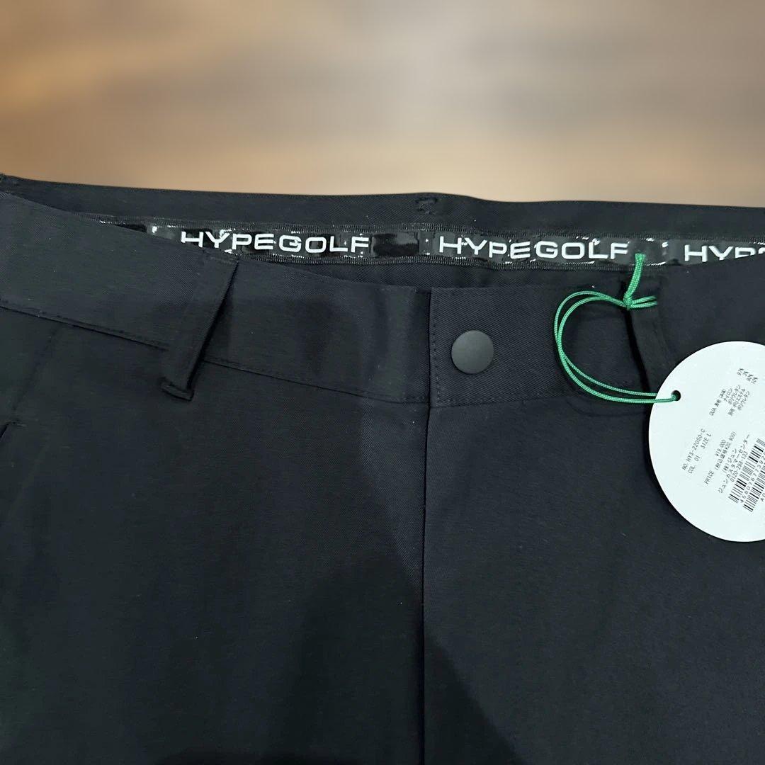 HYPEGOLF 黒パンツ新品未使用　ゴルフパンツメンズ　タグ付き