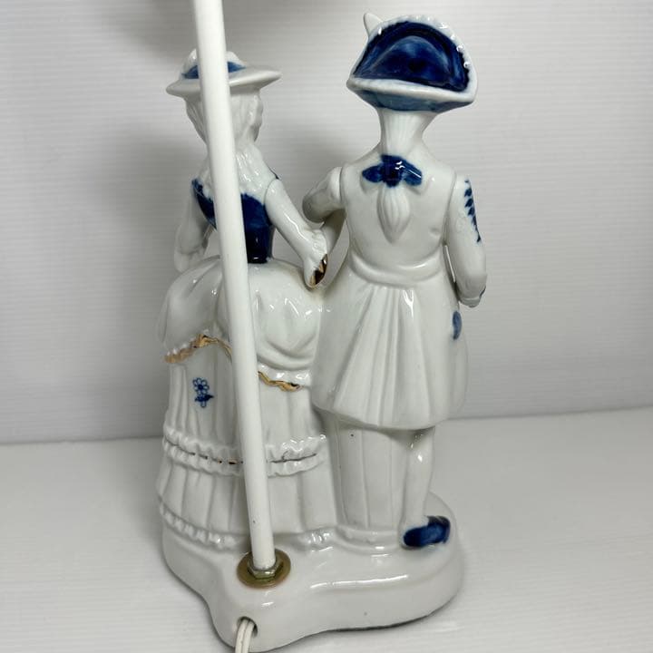 ナイトスタンド アンティーク 貴婦人 台湾製 陶器製