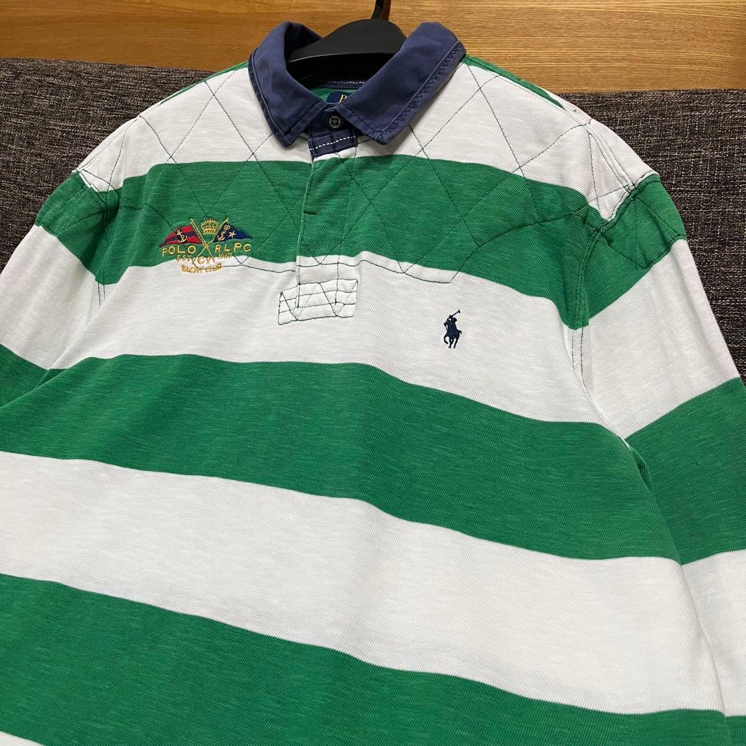 POLO RALPH LAUREN ラルフローレン ラガーシャツ ボーダー XL