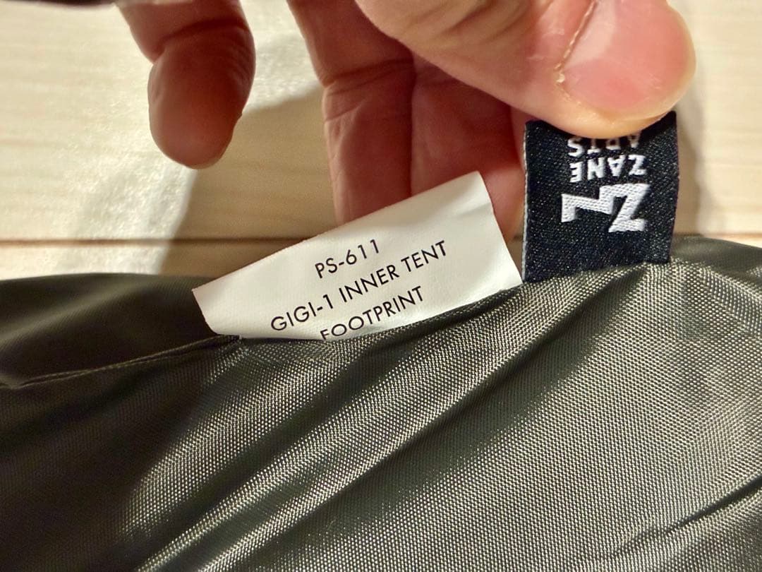 テント・タープ ZANE ARTS GIGI-1 INNER TENT & FOOTPRINT