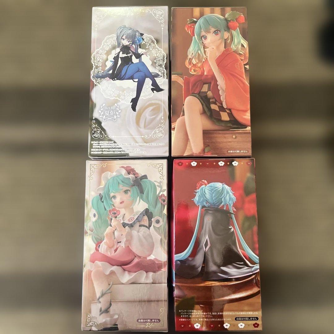 初音ミク ぬーどるストッパーフィギュア Flower Fairy 4点セット