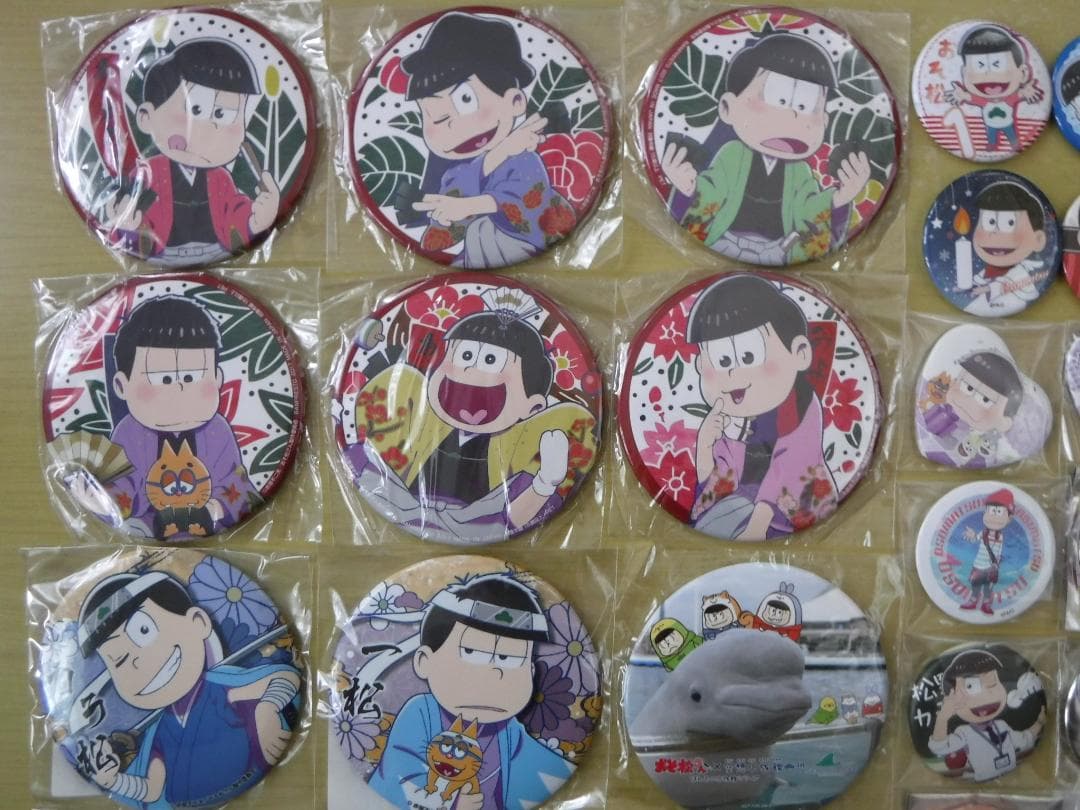 おそ松さん　缶バッジ 大量セット 　6つ子中心　カラ松・チョロ松・一松・トド松他