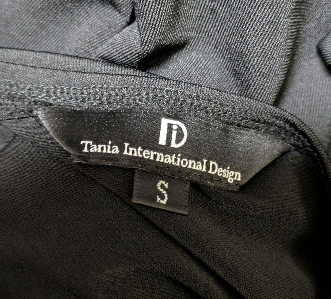 【TID B014】クロスストラップ　トップス　黒　社交ダンス　競技ダンス
