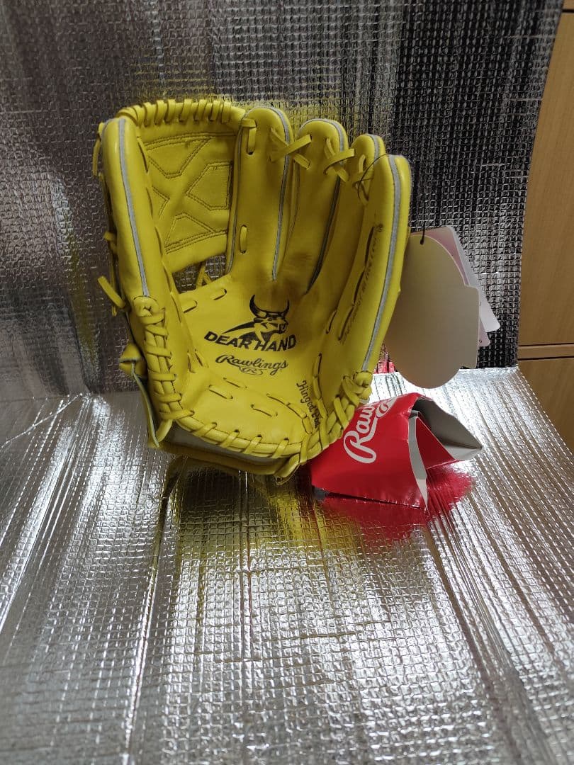 【新品】Rawlings 軟式内野手用グローブ ペアゴールド