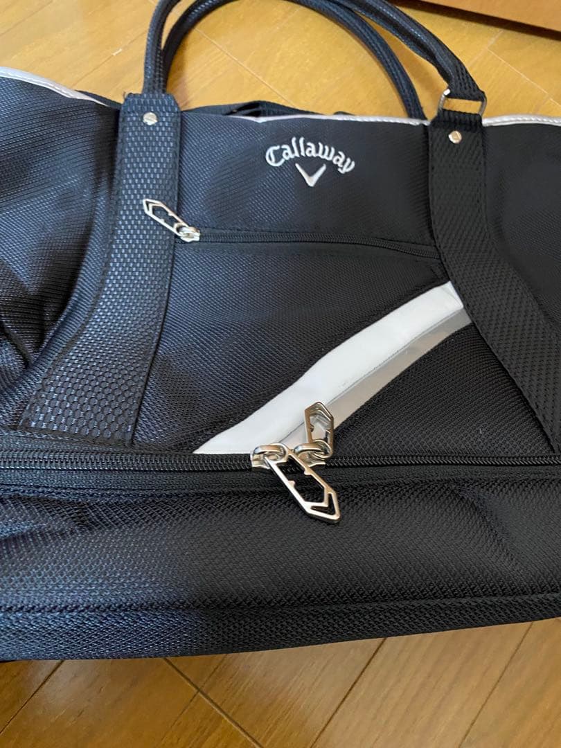 Callaway ゴルフトートバッグ シューズ入れ付き ブラック