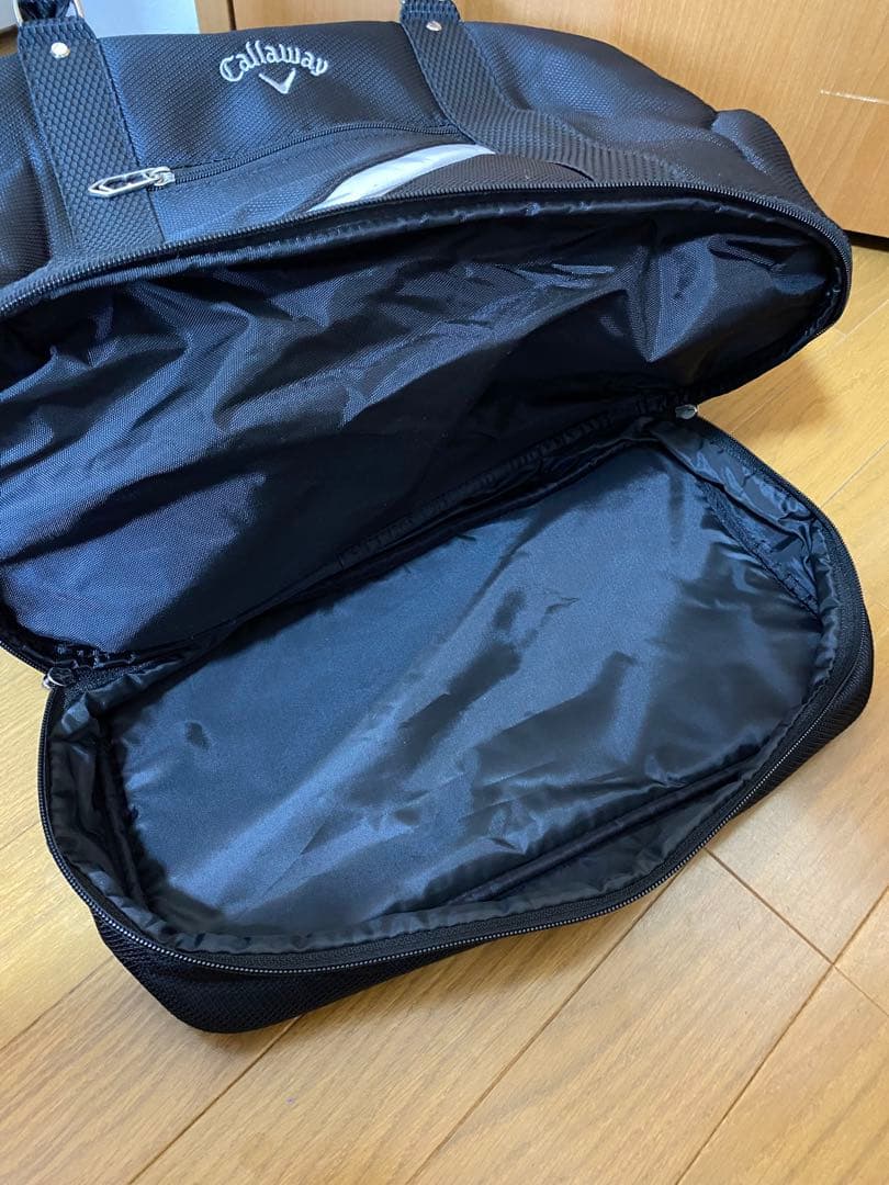 Callaway ゴルフトートバッグ シューズ入れ付き ブラック