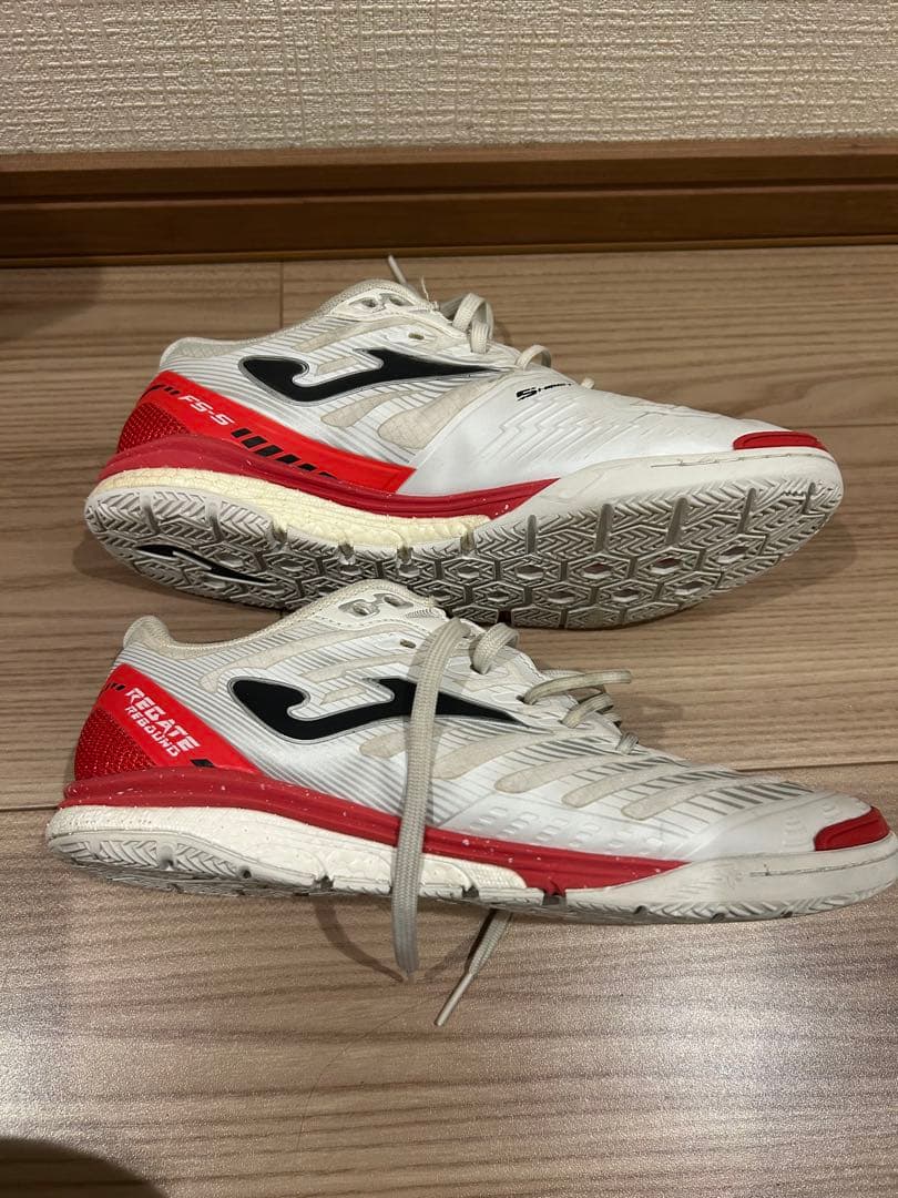 Joma REGATE ホワイト/レッド 25.0センチ