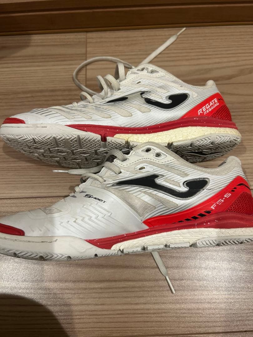Joma REGATE ホワイト/レッド 25.0センチ