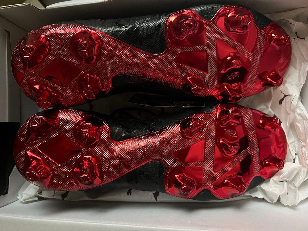 Puma FuzionFit サッカーシューズ 黒/赤