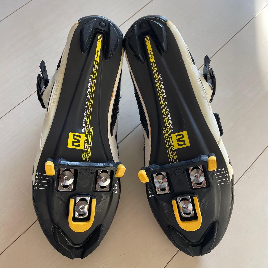 MAVIC 自転車用シューズ 7.5 26センチ　黒/黄色