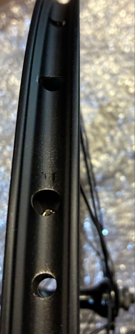 未使用 ブラック 完組フロントホイール 20インチ(451)自転車用