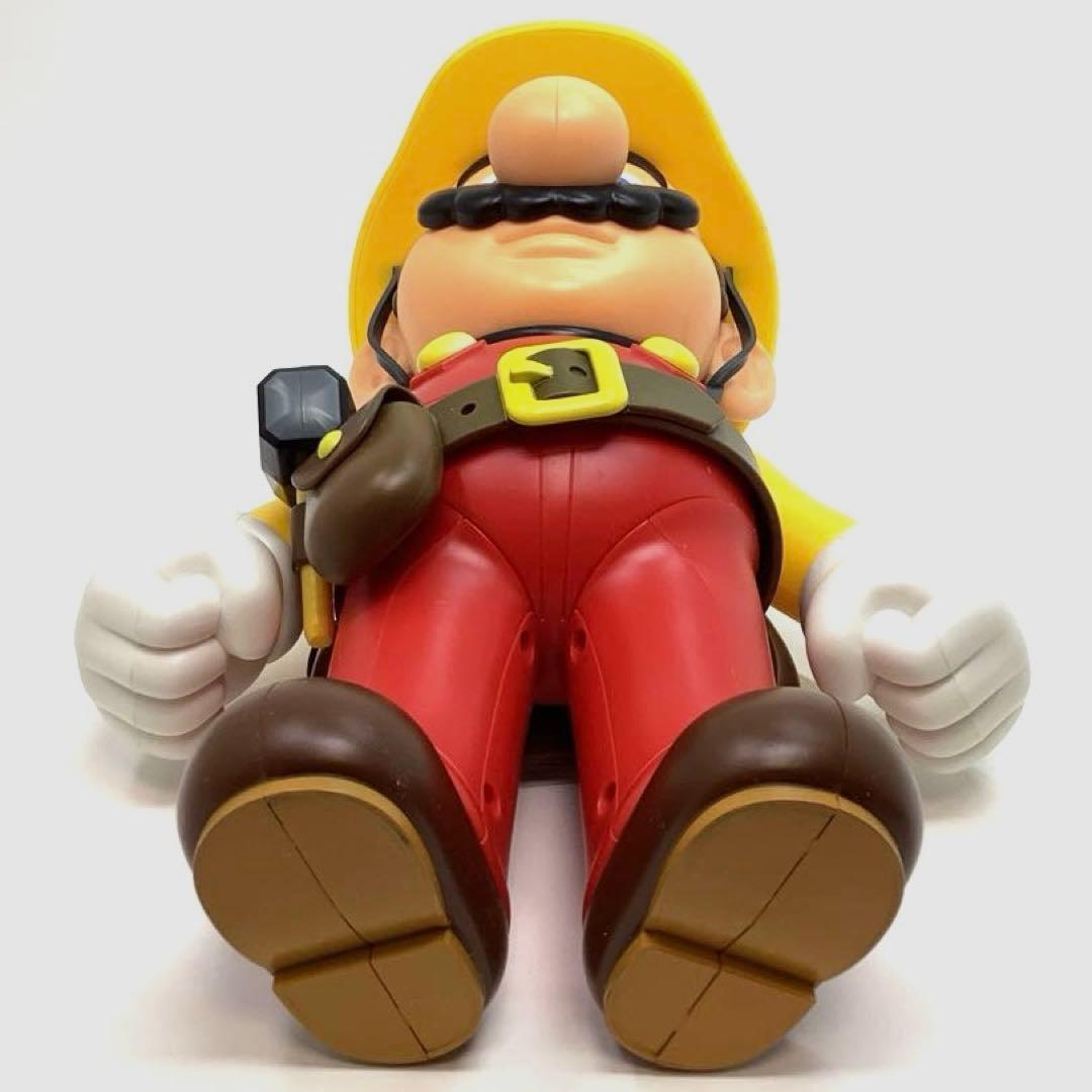 スーパーマリオ ビッグアクションフィギュア ゴールドマリオ ビルダーマリオ 2種
