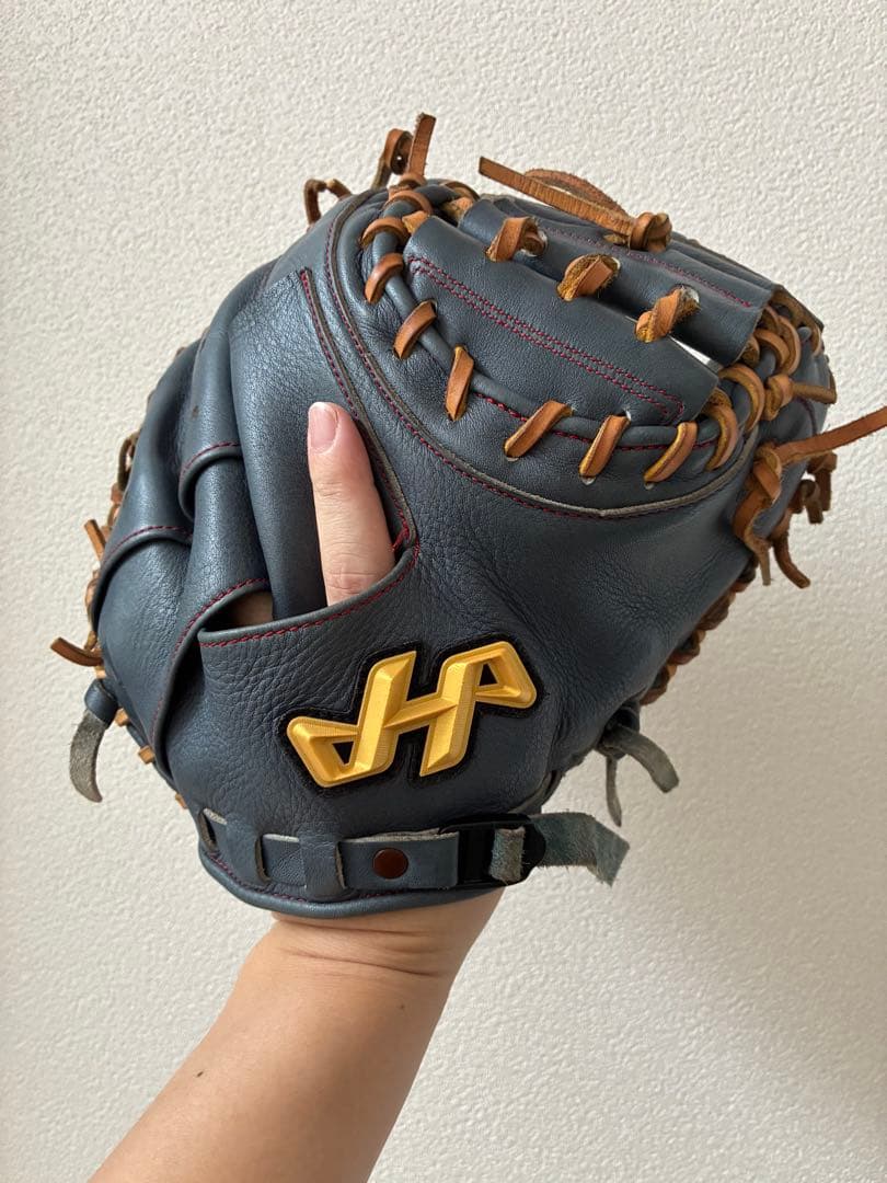 HATAKEYAMA M6 和牛軟式キャッチャーミット22M6 Jブルー