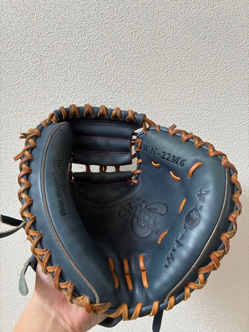 HATAKEYAMA M6 和牛軟式キャッチャーミット22M6 Jブルー