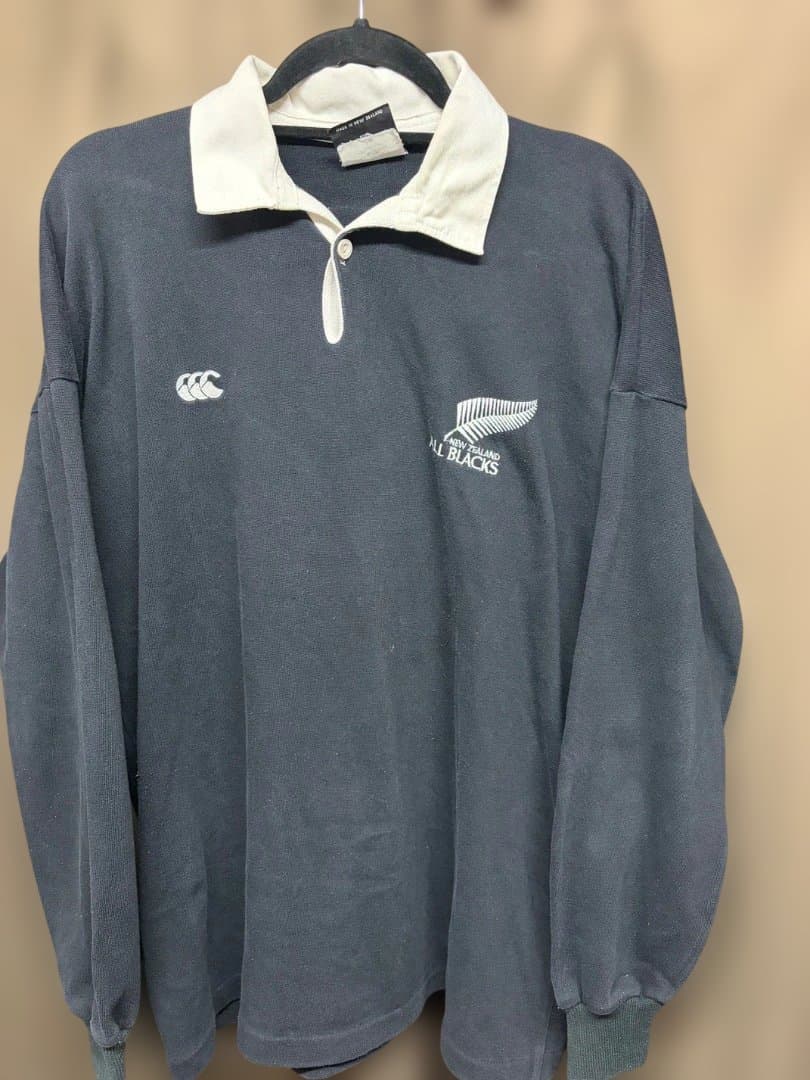 Canterbury ニュージーランドオールブラックス ラガーシャツ L