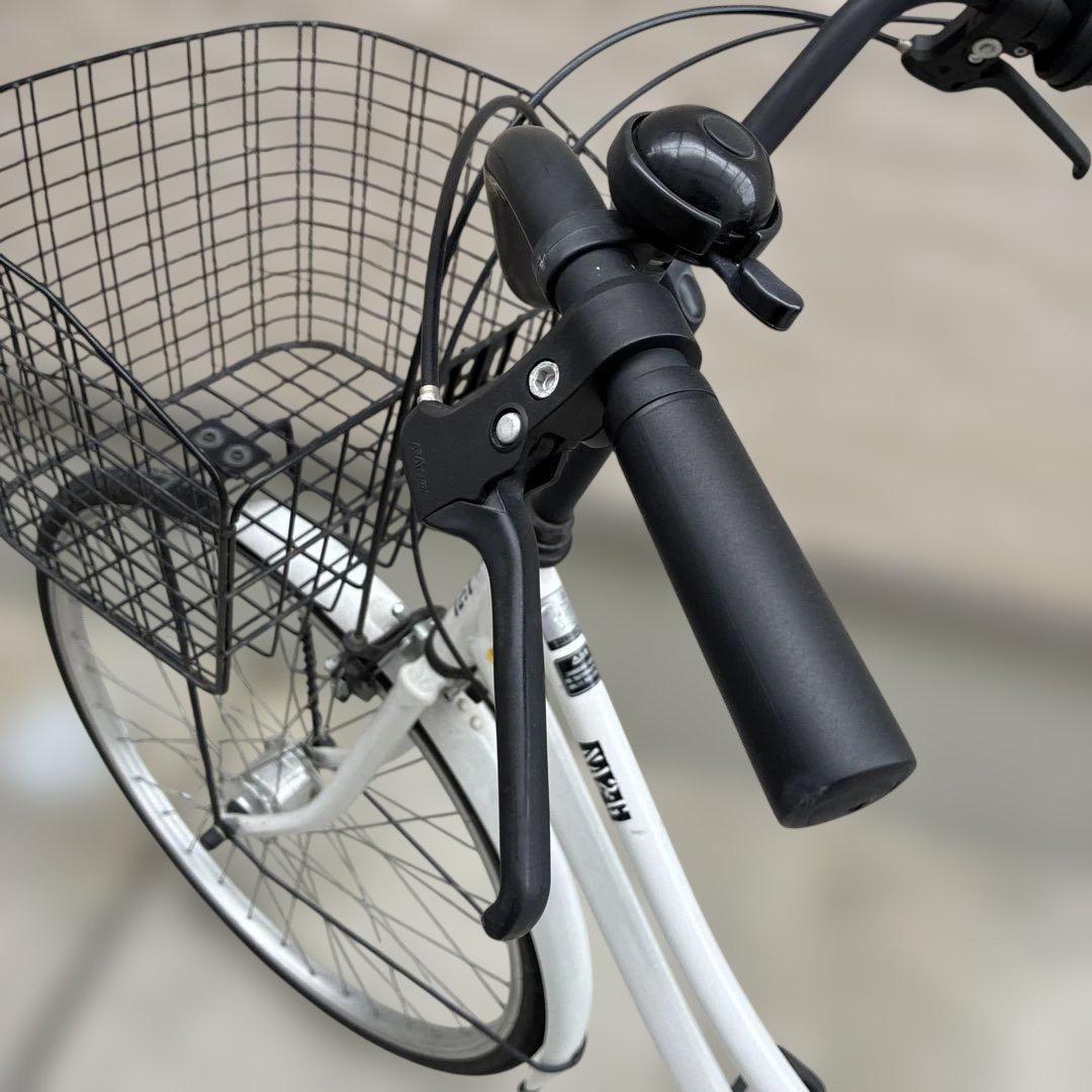 シティサイクル ホワイト 前面バスケット付き 大阪 今月引取価格