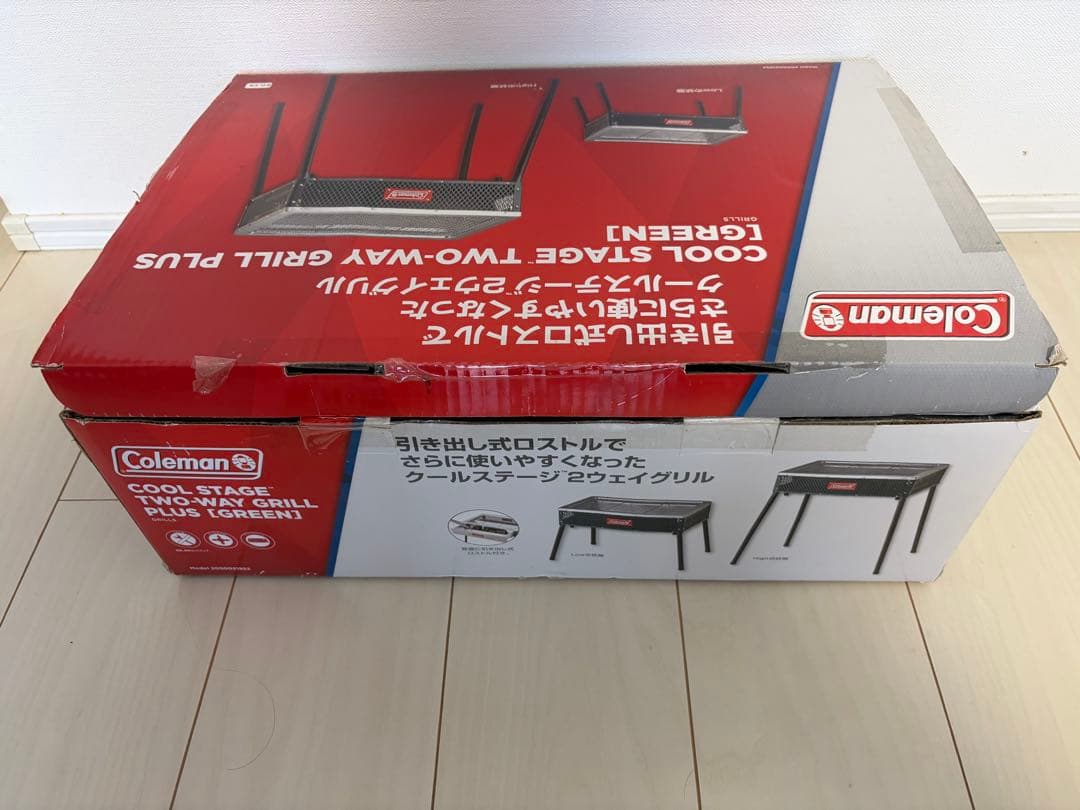 バーベキュー・調理用品 Coleman COOL STAGE TWO-WAY GRILL PLUS