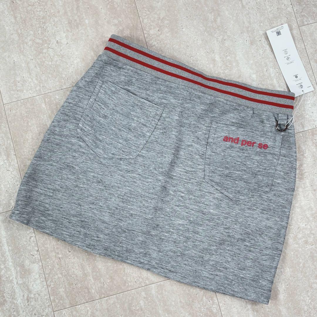新品【アンパスィ】スカート　LLサイズ　ゴルフウェア