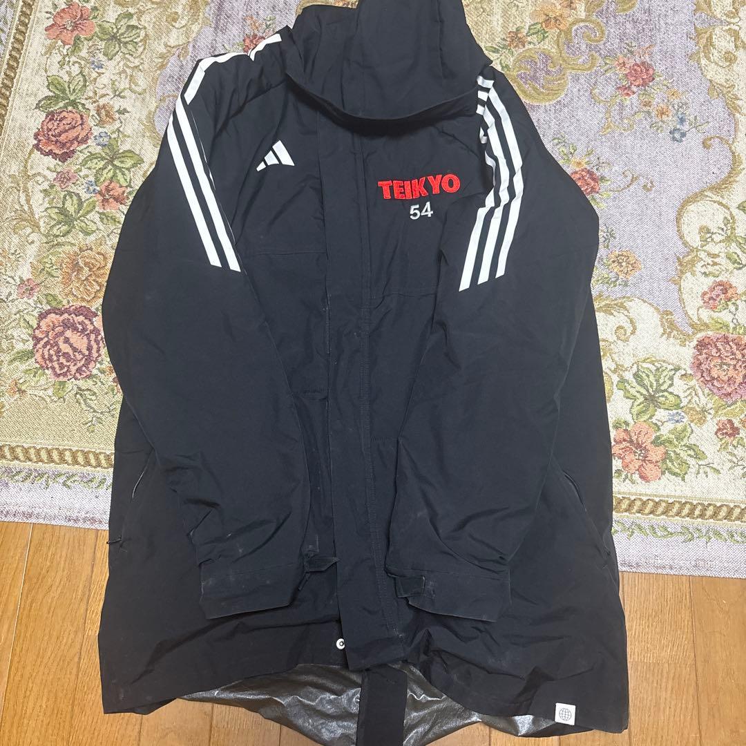 adidas TEIKYO 54 ベンチコート 黒