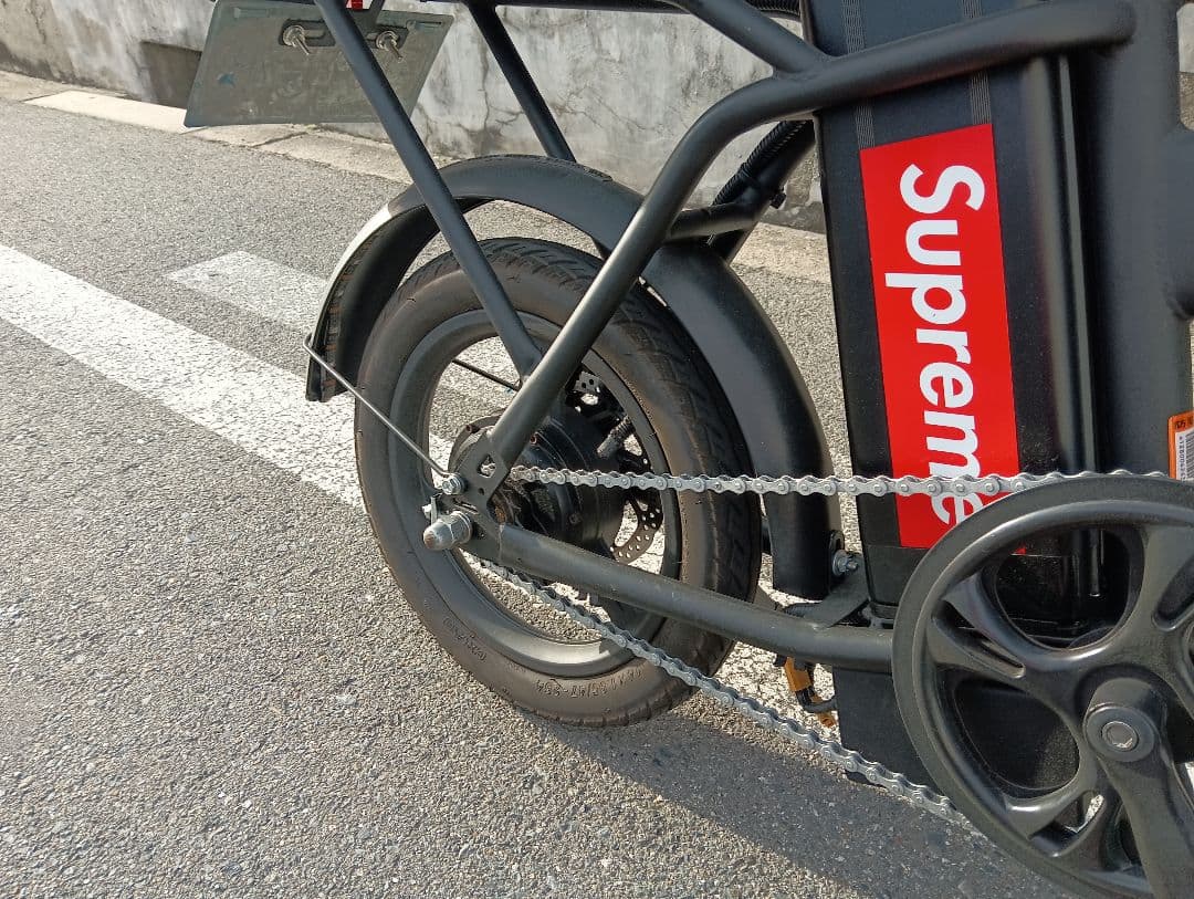 【値下げ】電動アシスト自転車折りたたみ式・SUNPIE カスタム　LED電飾