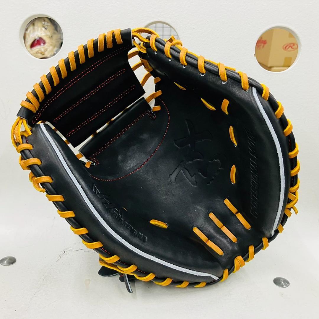 特別価格　ハタケヤマ　中学硬式推奨モデル　キャッチャーミット　コンパクト仕様