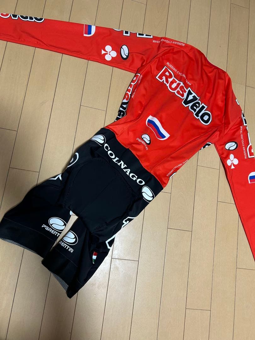 新品 パレンティーニ　COLNAGO コルナゴ サイクル ウェア 長袖　XXS