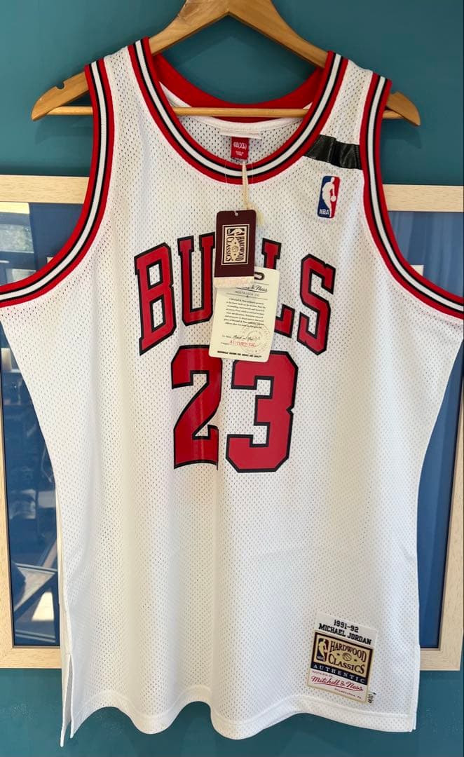 Mitchell&Ness ブルズ ジョーダン23 ジャージ ユニフォーム 白