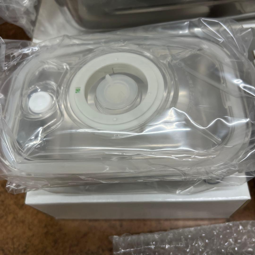 G3【未使用品】 アサヒ軽金属 ステンレス製真空フレッシュボックス S・M・L