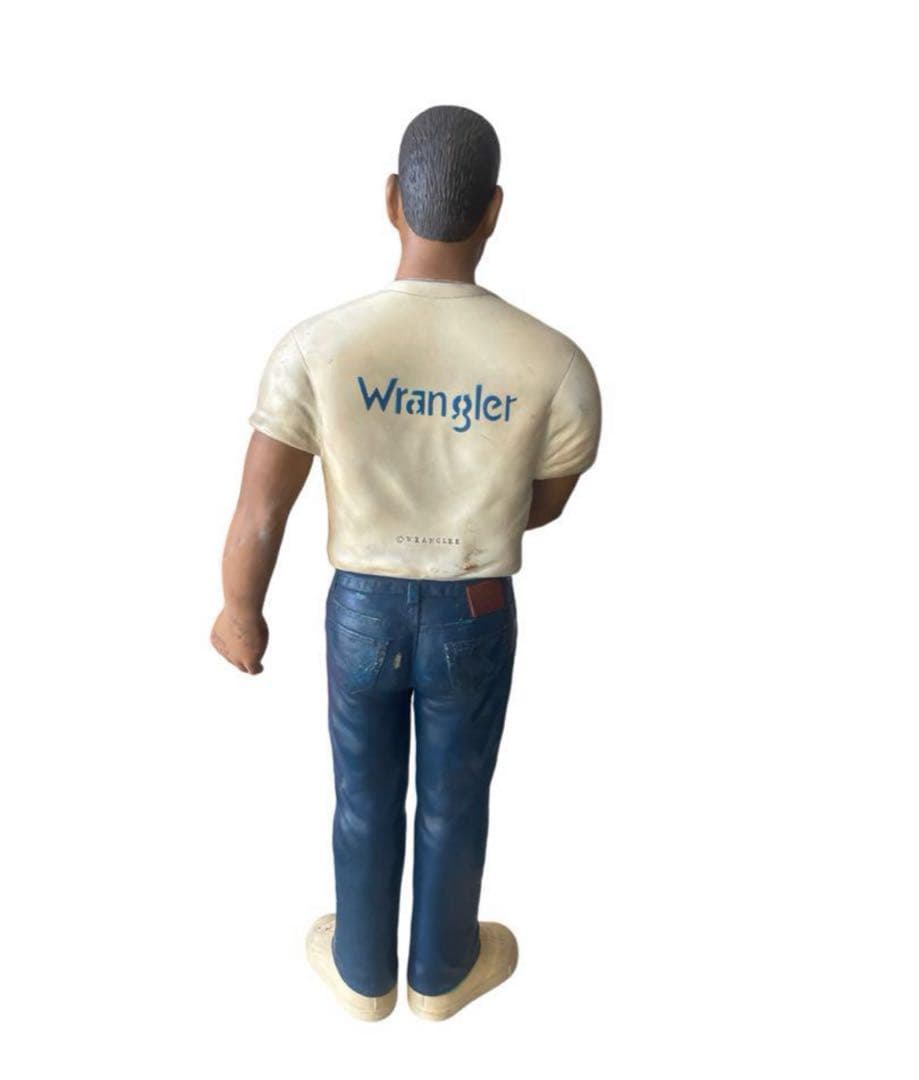 超希少 WRANGLER ソフビ人形WRANGLER ラングラーマン 410mm