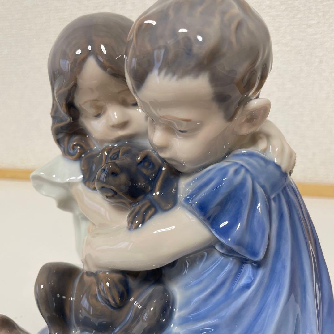 ・Children with puppy・高さ１５cm・ Copen・