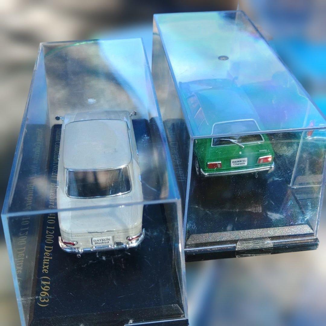 日産コレクション　ダイハツコレクション　レトロミニカー　ケース入り4個まとめて