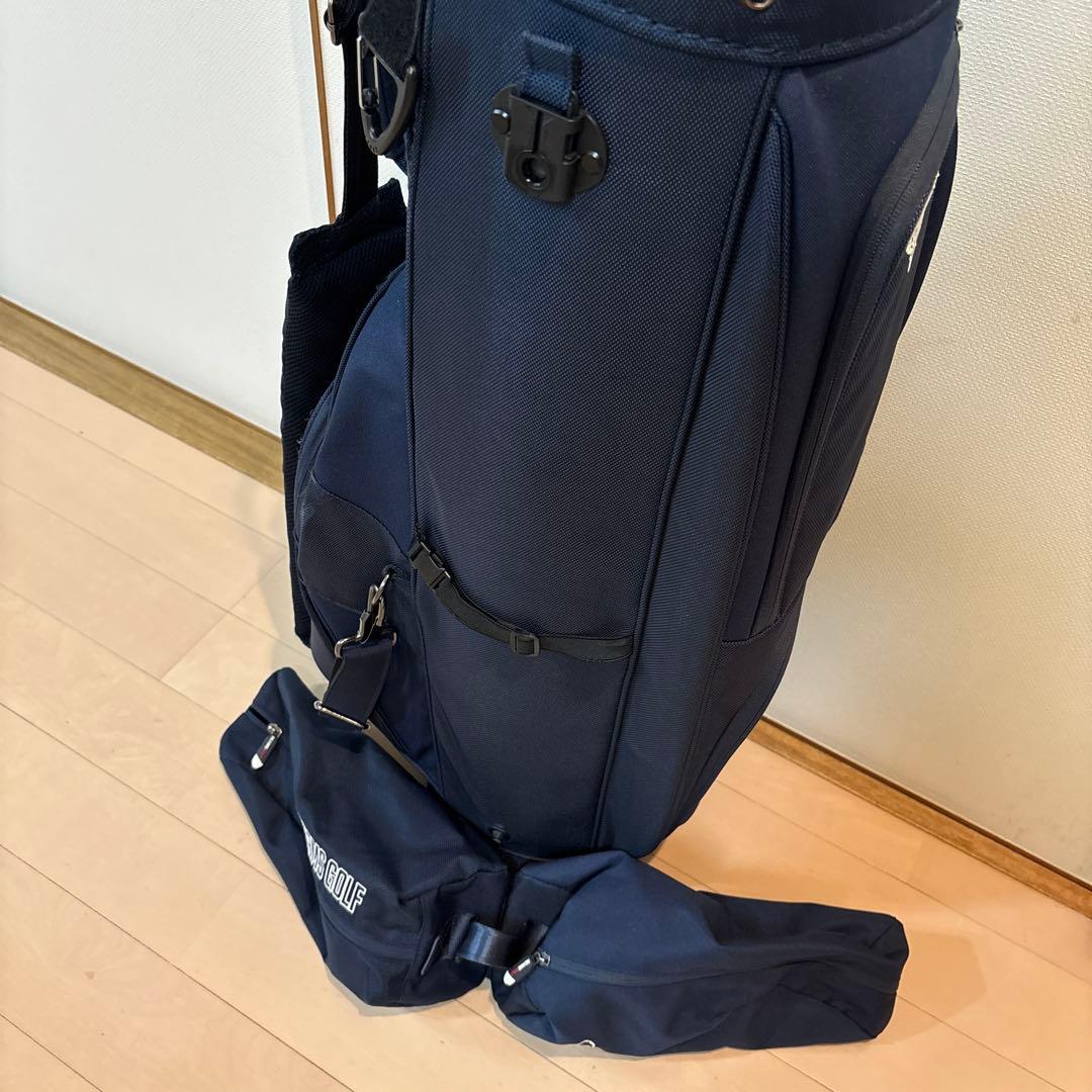 BEAMS GOLF/エイトハーフ キャディバッグ ネイビー
