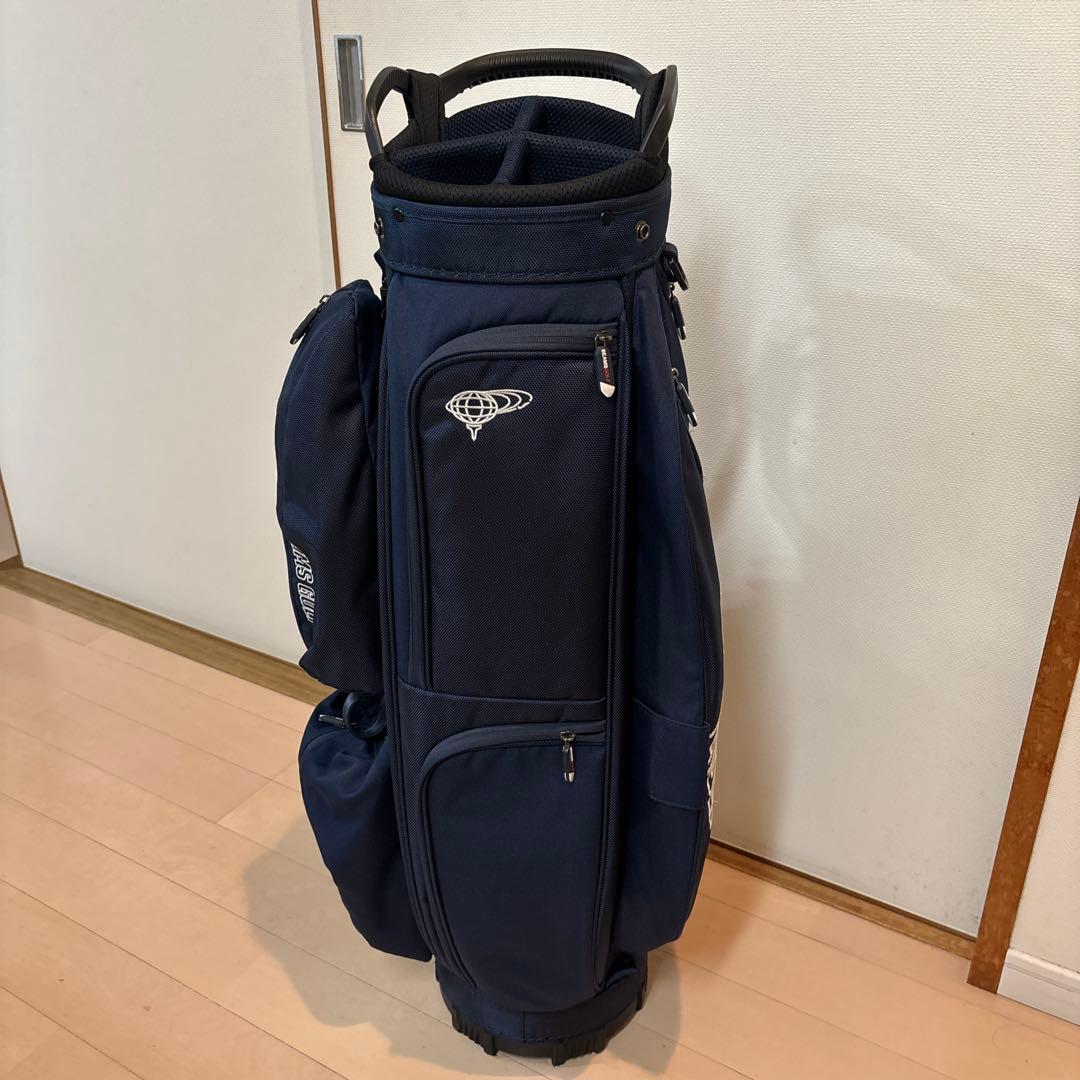 BEAMS GOLF/エイトハーフ キャディバッグ ネイビー