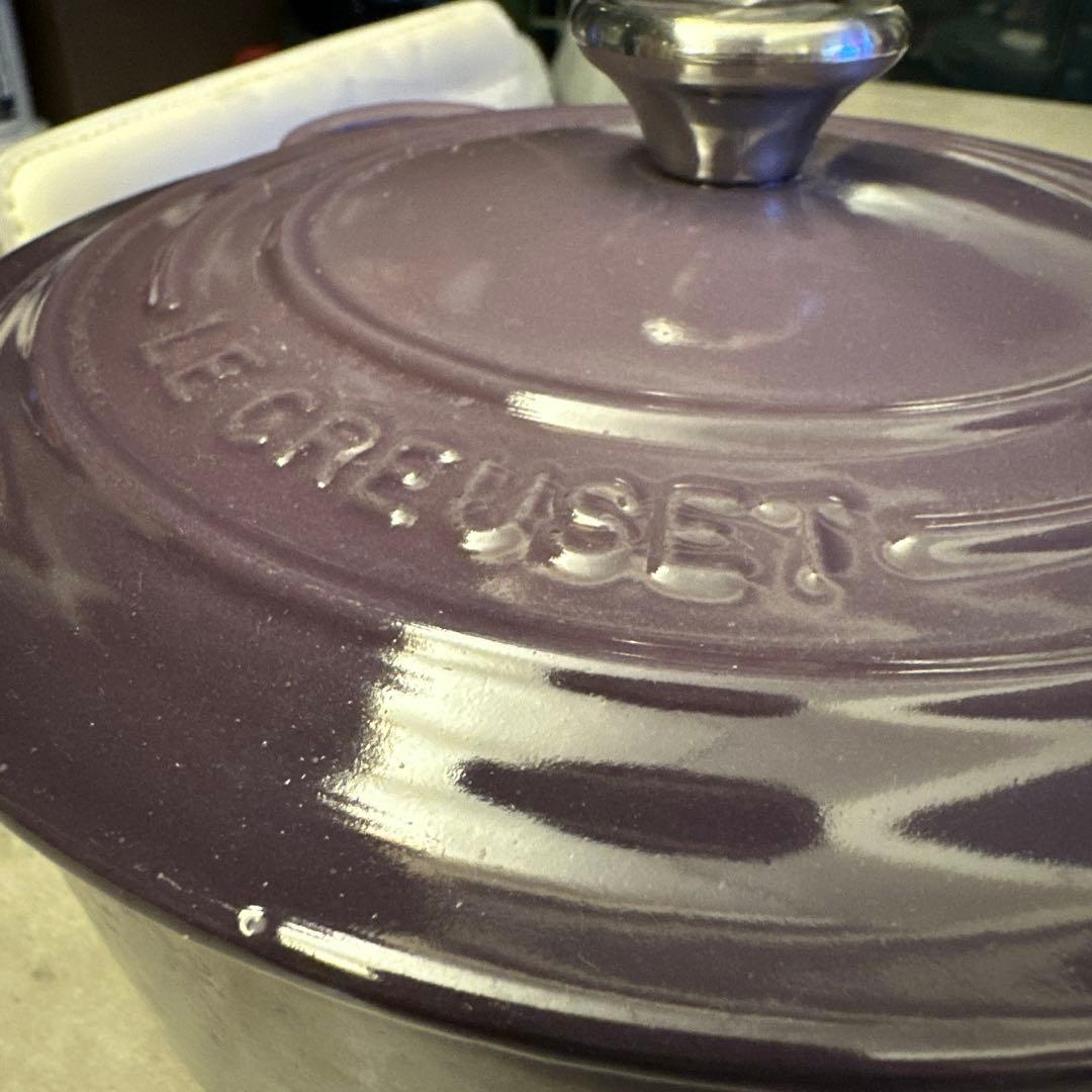 Le Creuset パープル 両手鍋 20cm