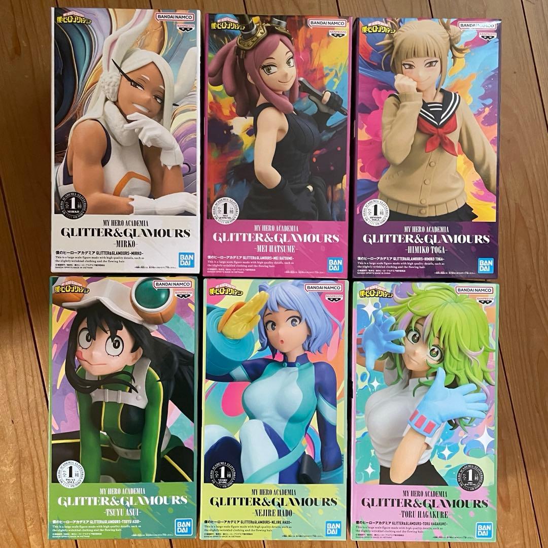 僕のヒーローアカデミア GLITTER＆GLAMOURS 初版品6種セット