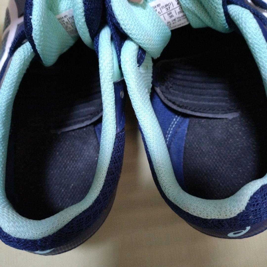 ASICS EFFORT スパイクシューズ 23,5 ネイビー/ミント