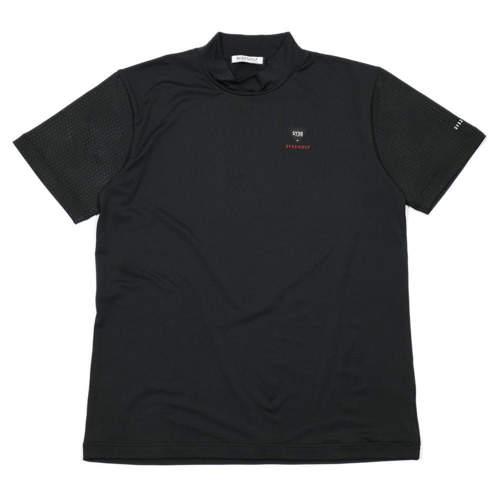 新品☆【SY32 GOLF】 G-002 EMBOSS STRETCH MOCK