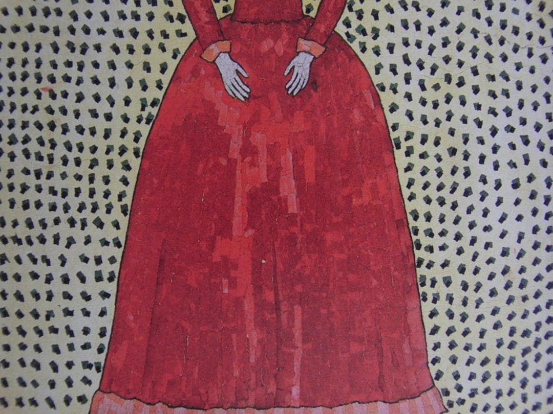 山下清、【西洋人形】、希少な額装用画集より、美品、日本人画家、新品額装付