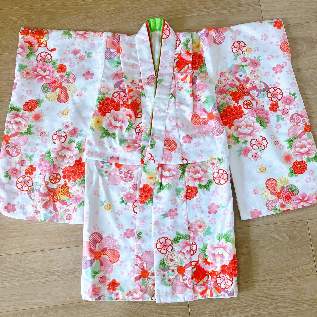 京美花ひめ 七五三 3歳用 着物セット
