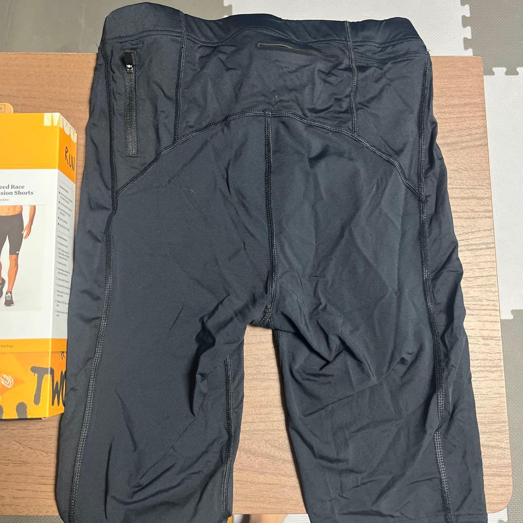 2xu メンズ ライトスピードMCSラン レースコンプショート MA7235B