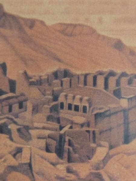平山　郁夫、ガンダーラの遺跡、希少画集画、新品額装付、状態良好
