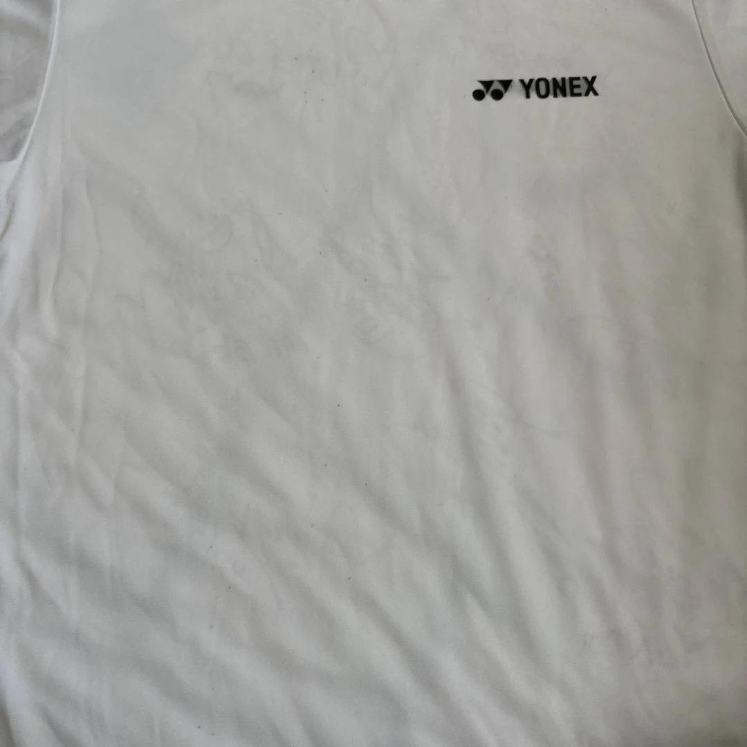 ヨネックス直筆サイン入りウェア　Tシャツ M 白