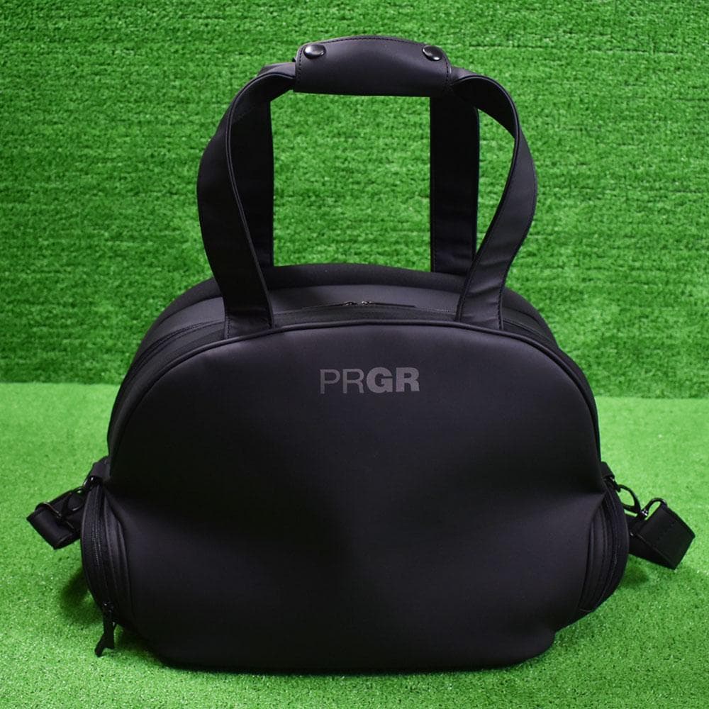 PRGR/プロギア ゴルフ ボストンバッグ【マッドブラック】美品！