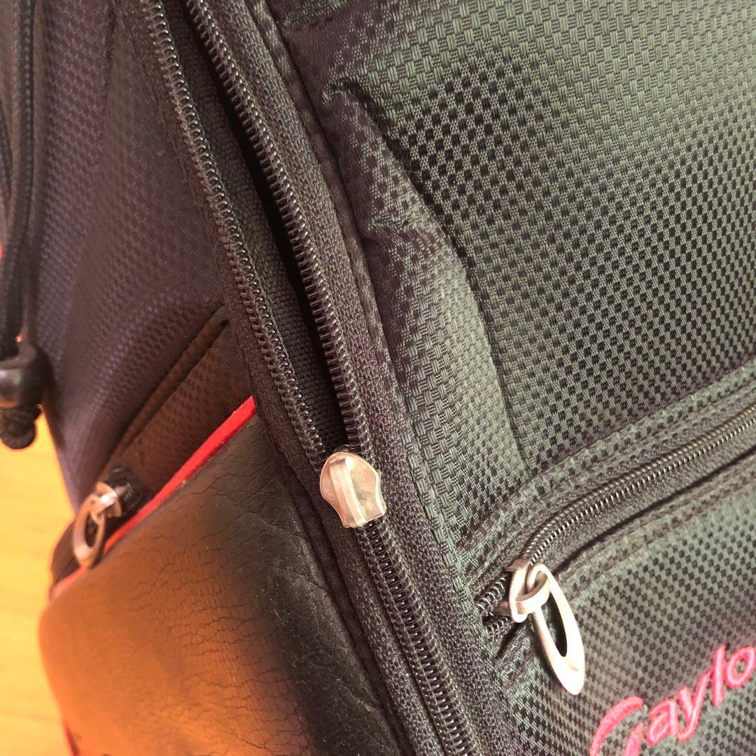 TaylorMade テーラーメイド キャディバック ブラック フードなし