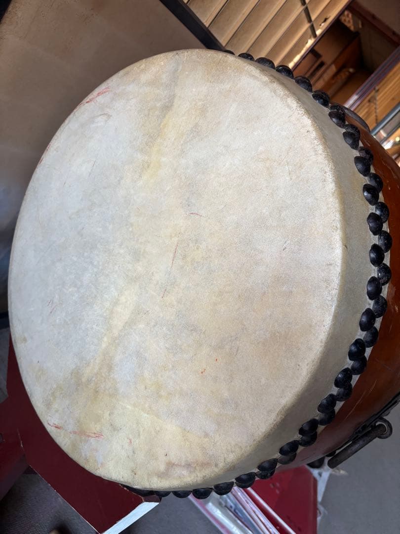 長胴太鼓　直径約46cm 中古　太鼓のみ